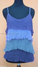 summer knitting wear; TOP SINGLET LADIES