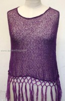 summer knitting wear; TOP SINGLET LADIES